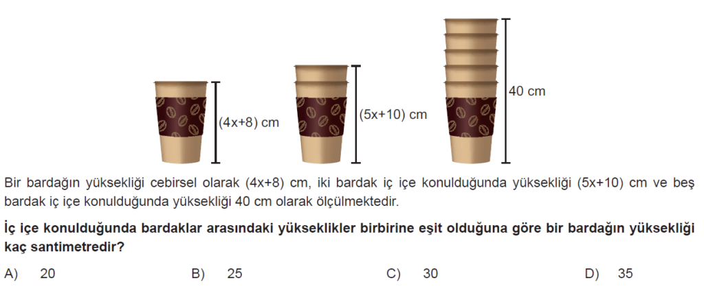 7.Sınıf Cebir Denklem Online Sınav-1