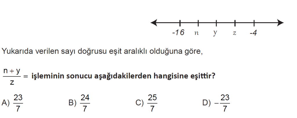 7.Sınıf Tam Sayılar Online Sınav-1