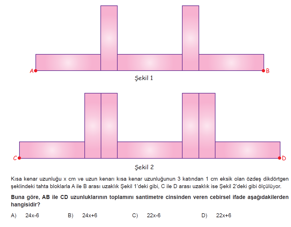 7.Sınıf Cebir Denklem Online Sınav-1