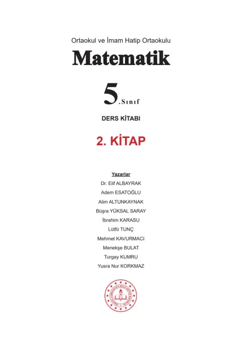 5. Sınıf Matematik Ders Kitabı PDF 2026-2027 (MEB 1. ve 2. Kitap) 4. sayfa