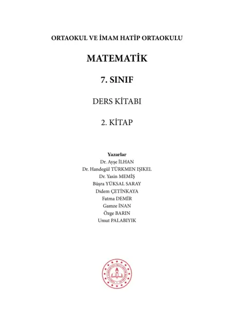 7. Sınıf Matematik Ders Kitabı PDF 2026-2027 (MEB 1. ve 2. Kitap) 4. sayfa