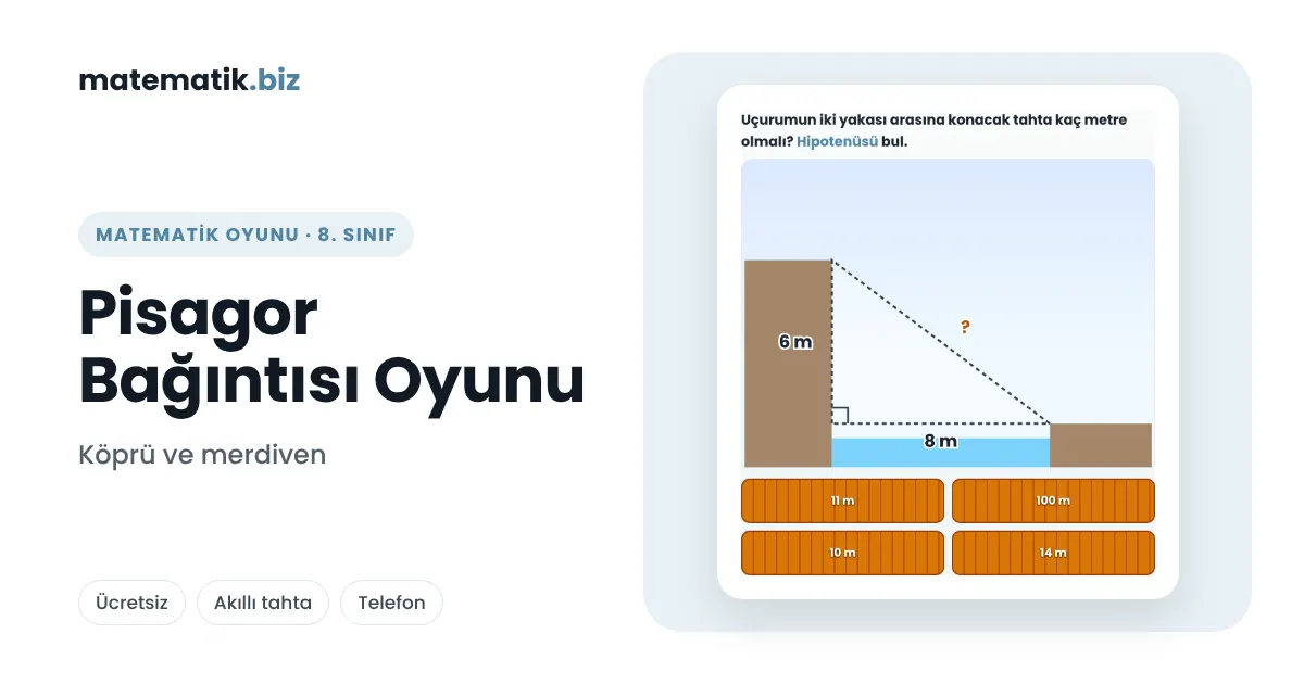 8. Sınıf Üçgen Eşitsizliği Oyunu