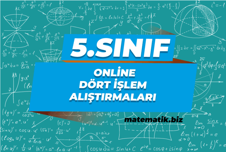 Dört İşlem Alıştırmaları