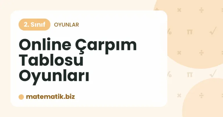 Online Çarpım Tablosu Oyunları
