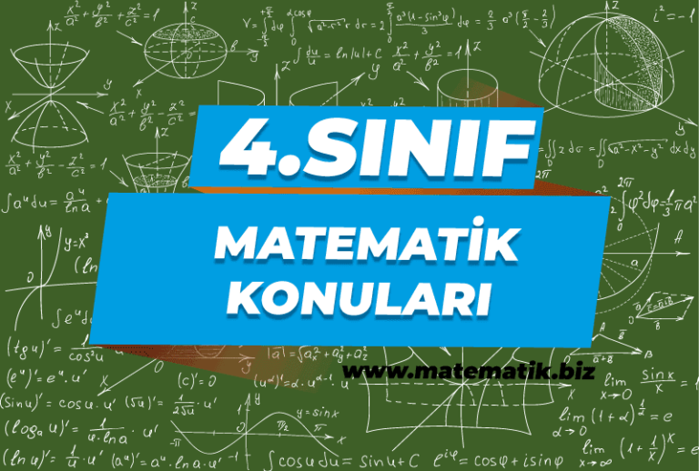 4.Sınıf Matematik Konuları