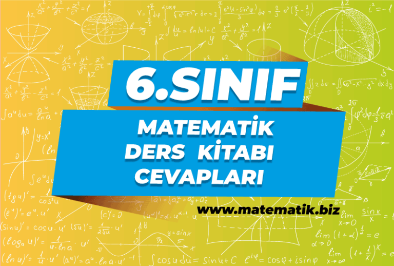 6.Sınıf Matematik Ders Kitabı Cevapları