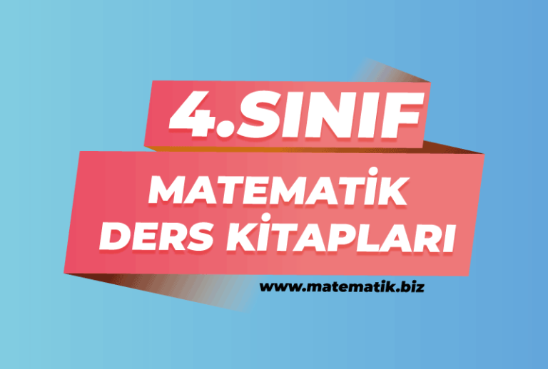 4.Sınıf Matematik Ders Kitapları 2023-2024