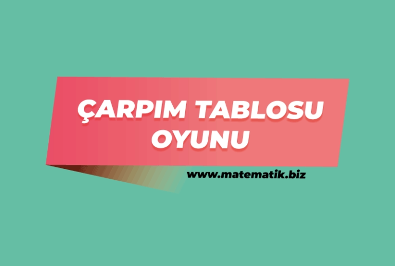 Çarpım Tablosu Oyunu