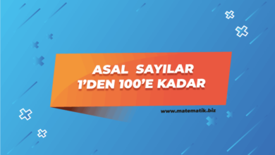 Asal Sayılar 1'den 100'e Kadar Nelerdir?