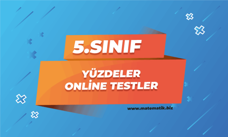 5.Sınıf Yüzdeler Online Testler