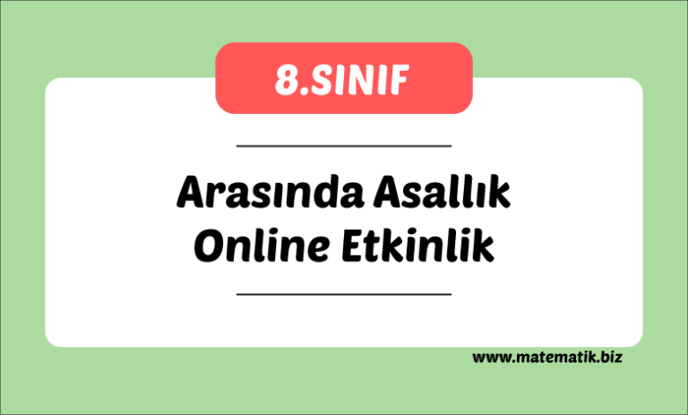 Aralarında Asal Sayılar Online Etkinlik