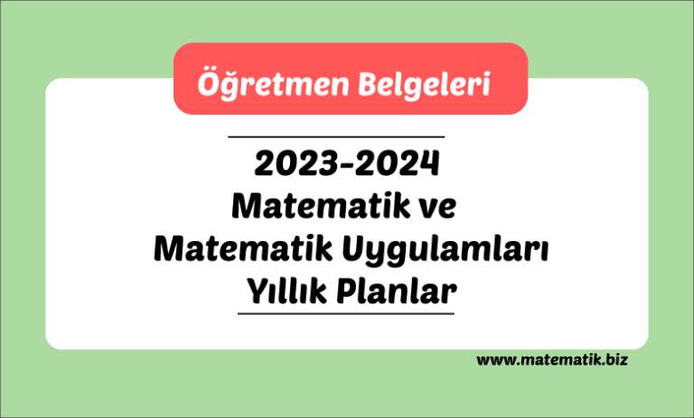 Ortaokul Matematik Yıllık Planlar