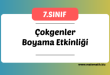 7.Sınıf Çokgenler Boyama Etkinliği