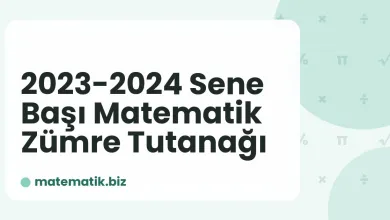 2023-2024 Sene Başı Matematik Zümre Tutanağı