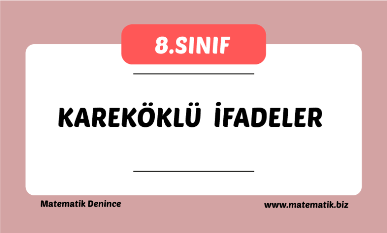 Kareköklü İfadeler