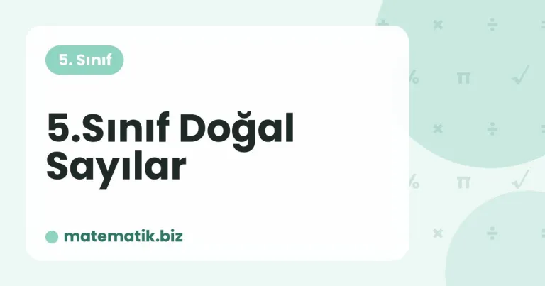 Doğal Sayılar