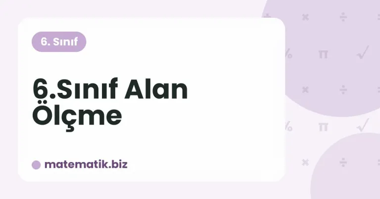 Alan Ölçme