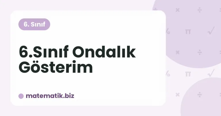 Ondalık Gösterim