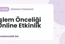 İşlem Önceliği Online Etkinlik