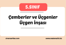 5.Sınıf Çemberler ve Üçgen İnşası