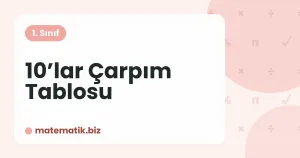 10’lar Çarpım Tablosu