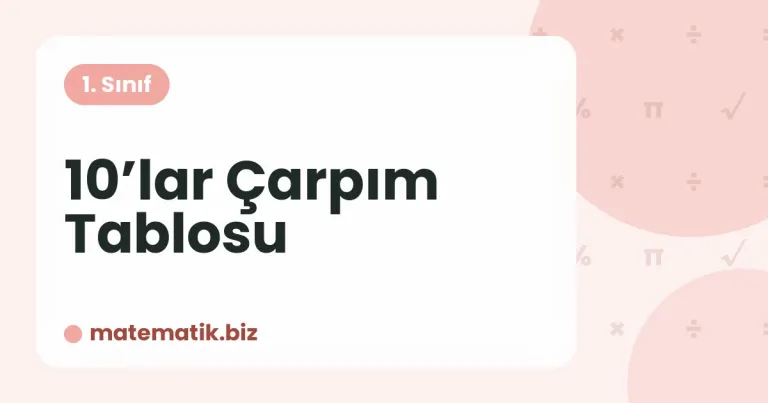 10’lar Çarpım Tablosu