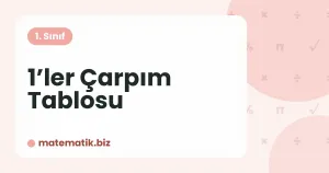 1’ler Çarpım Tablosu