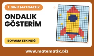 7.Sınıf Ondalık Gösterim Boyama Etkinliği