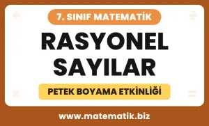 7.Sınıf Rasyonel Sayılar Petek Boyama Etkinliği